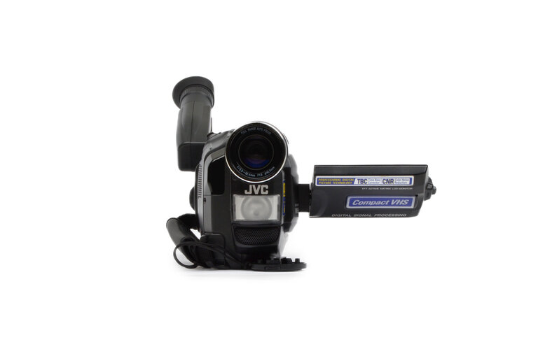 JVC JVC GR-AXM230U VHS-C Camcorder (w/ Battery, Charger, Manuals)
