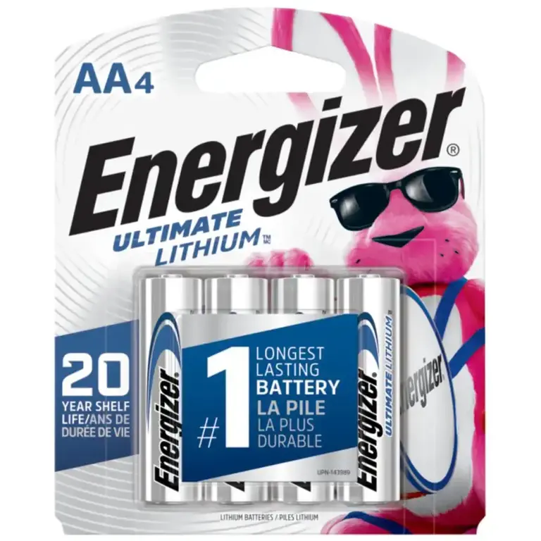 Energizer Energizer Ultimate  AA Battery Lithium AA 4PK