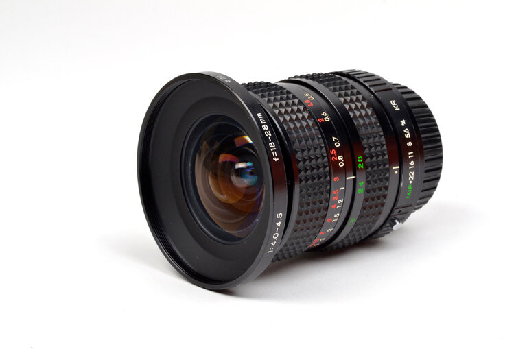 Samyang Cambron Phoenix  Samyang 18-28mm f/4-4.5 Manual focus lens