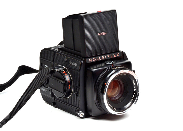 Rollei Rolleiflex SL66 SE Camera with 80mm Planar and Back