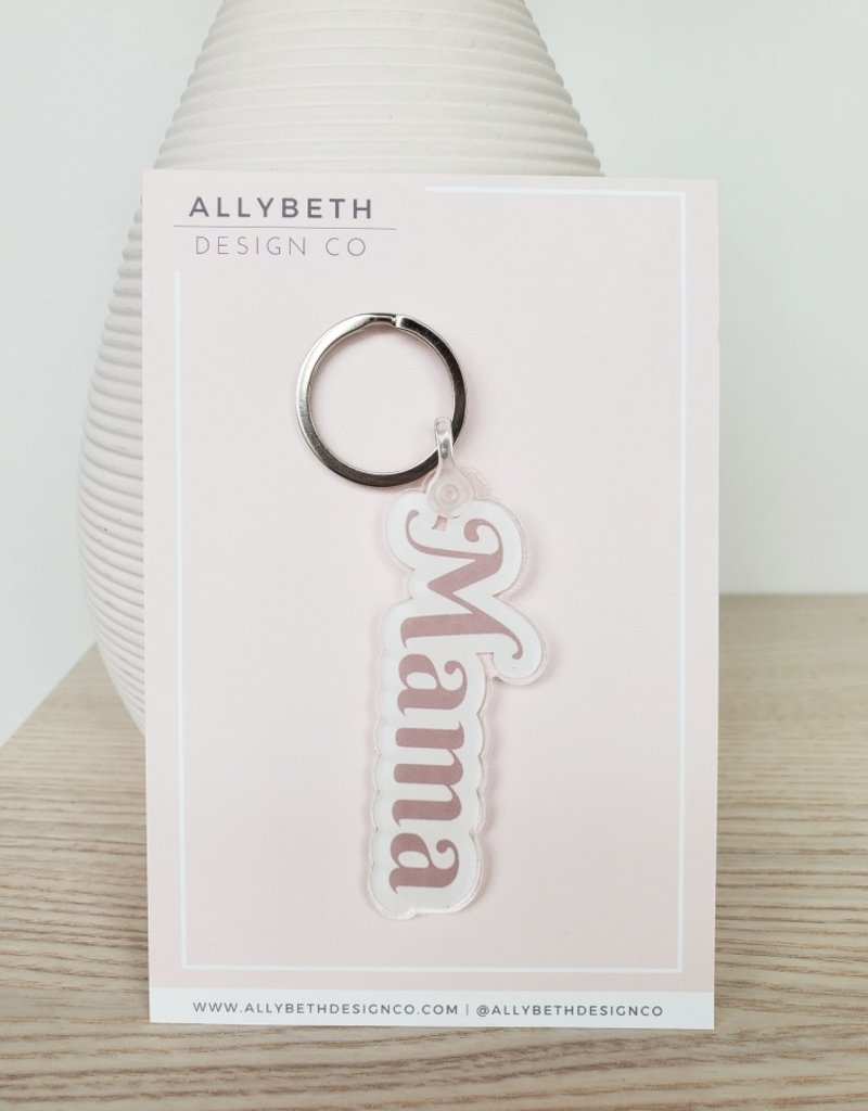 AllyBeth Design Co AB - Keychain - Mama