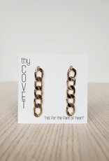 thyCovet TC - Gold Chain Earrings