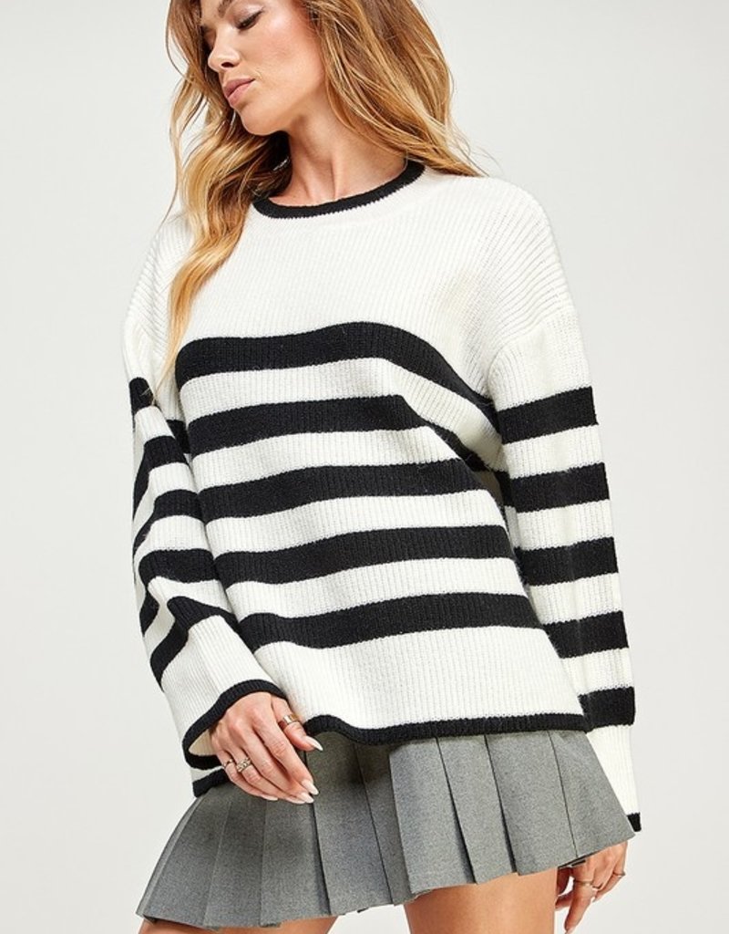 Unwind Stripe Sweater