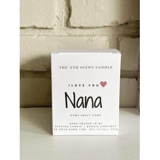 6S - I Love You Nana Candle