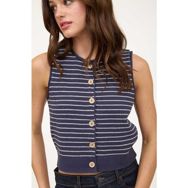 Campbell Stripe Vest
