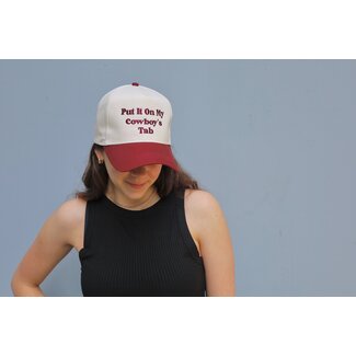 Put It On My Cowboys Tab Cap