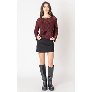 Kitty Wine Knit