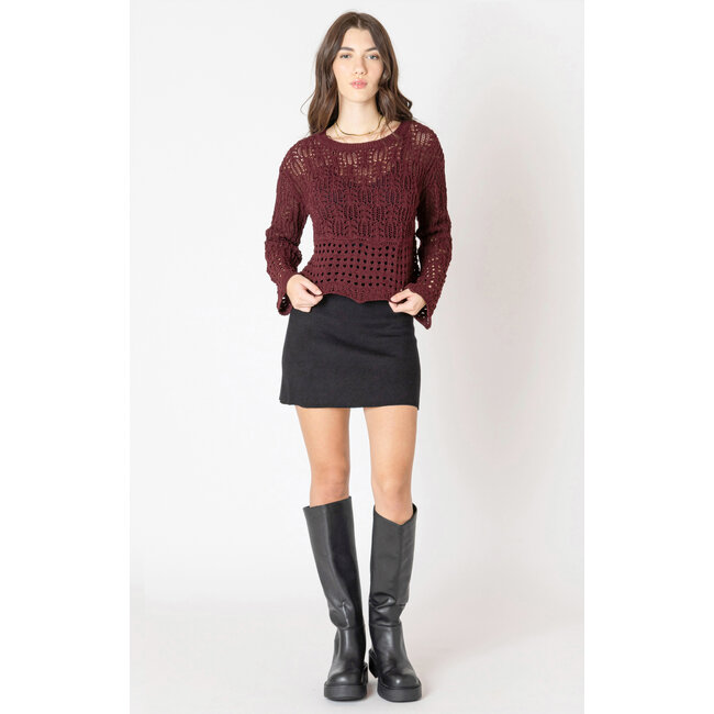 Kitty Wine Knit