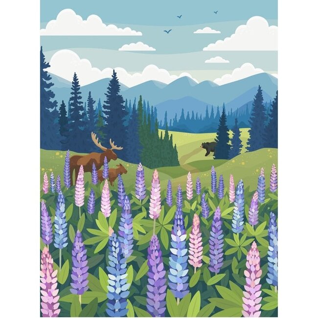 Lupines Meadow Puzzle