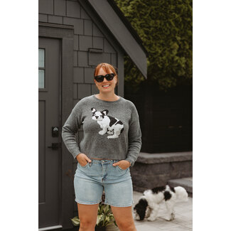 Benny & Olive Spotted Pup Knit