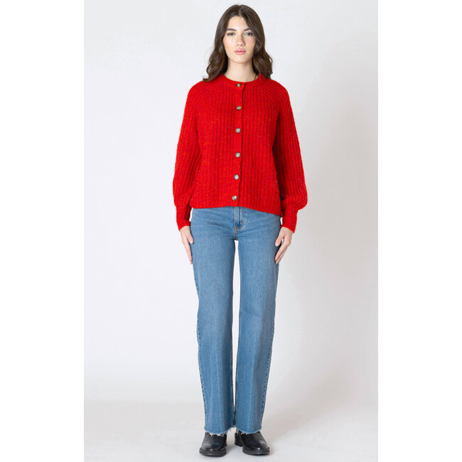 Candy Red Cardi