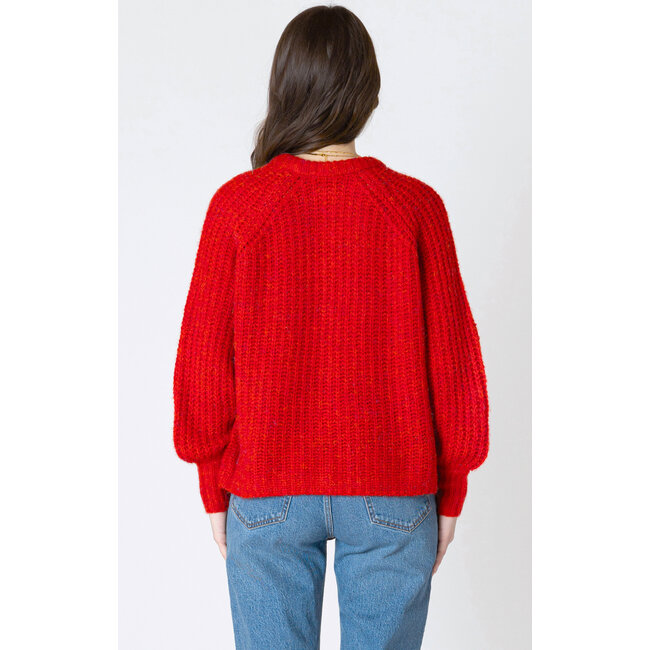 Candy Red Cardi