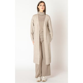 Heather Oatmeal Duster