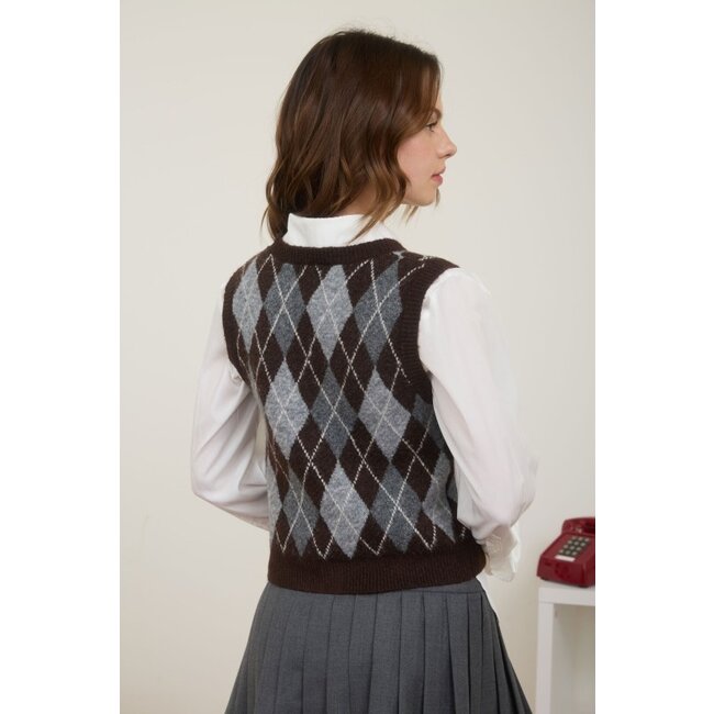 Argyle Cardi