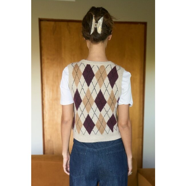 Argyle Cardi