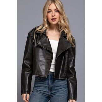 Biker Pleather Jacket