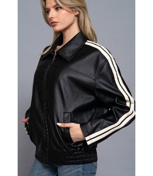 Moto Pleather Jacket