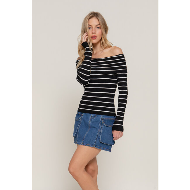 Annie off the Shoulder Sweater