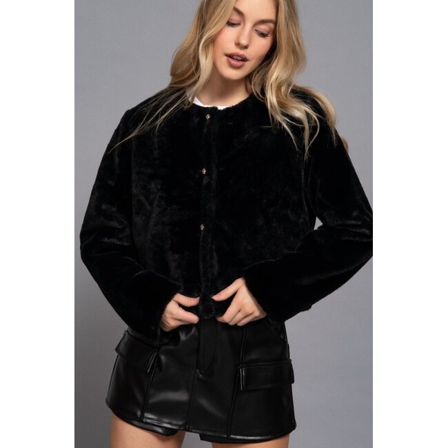 Maxwell Faux Fur Bomber