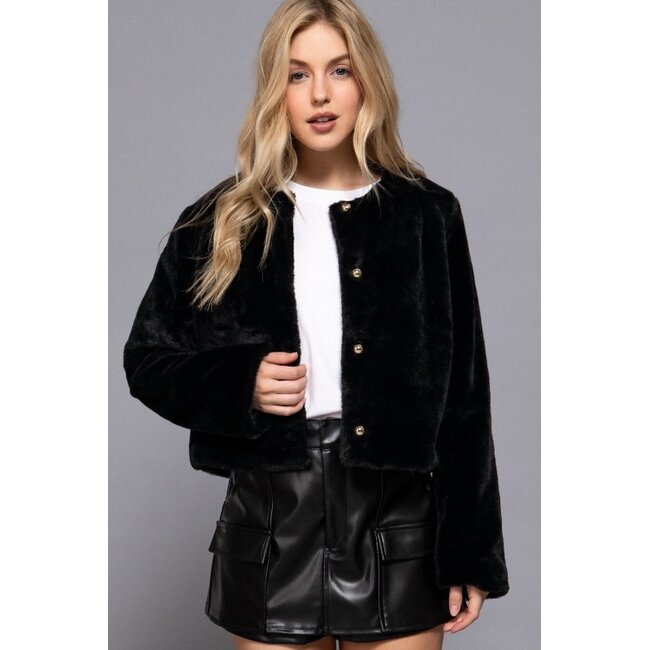 Maxwell Faux Fur Bomber
