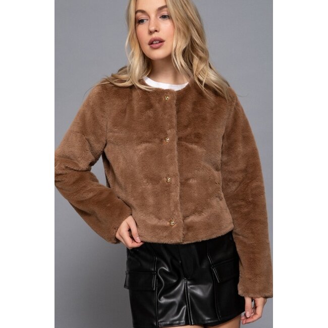 Maxwell Faux Fur Bomber