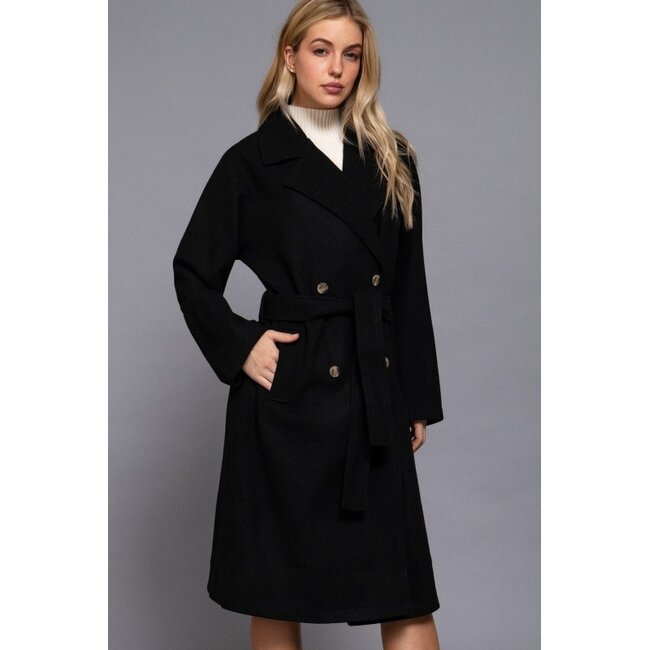 Skye Felt Trench Coat