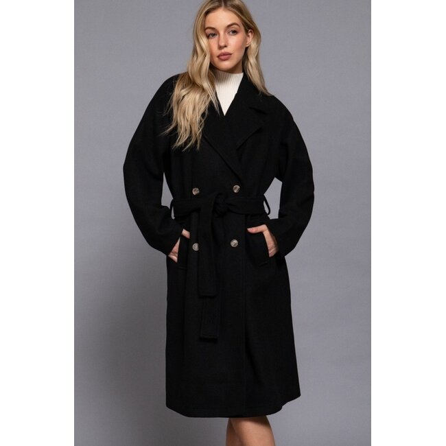Skye Felt Trench Coat