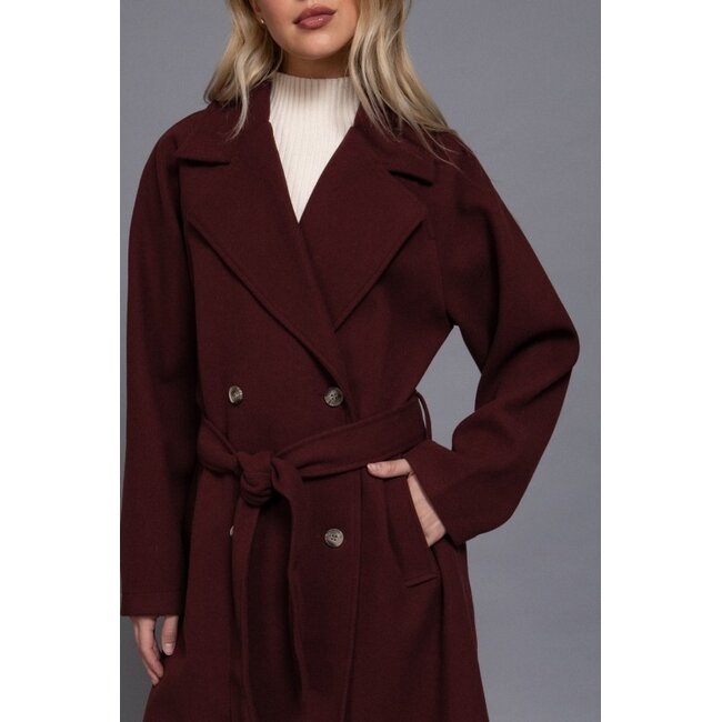 Skye Felt Trench Coat