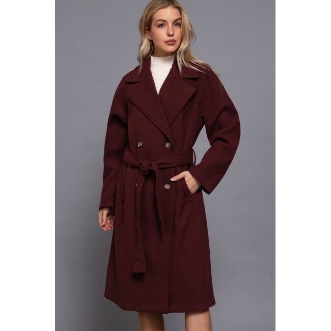 Skye Felt Trench Coat
