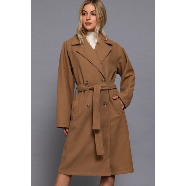 Skye Felt Trench Coat