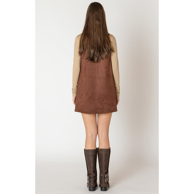 Foster Faux Suede Mini Dress