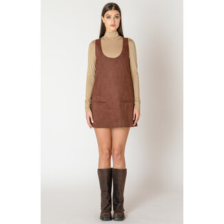 Foster Faux Suede Mini Dress