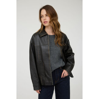 Wren Faux Leather Jacket