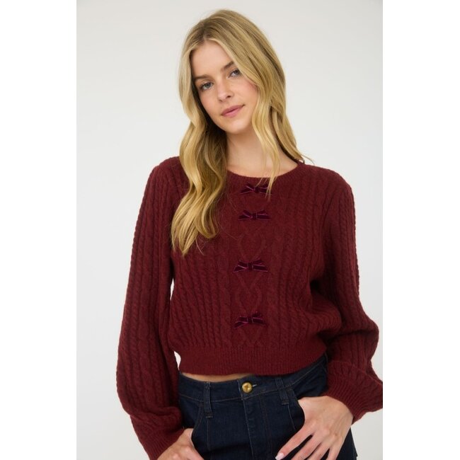 Mable Bow Back Sweater