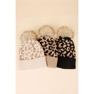 Leopard Beanie