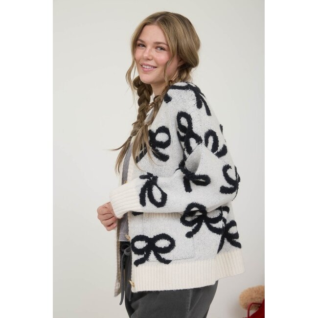 Bow Cardi