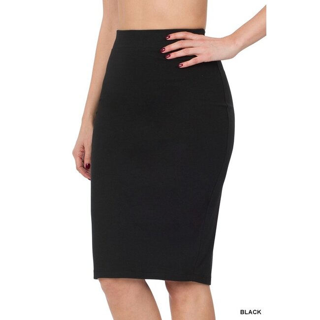 Premium Cotton Pencil Skirt