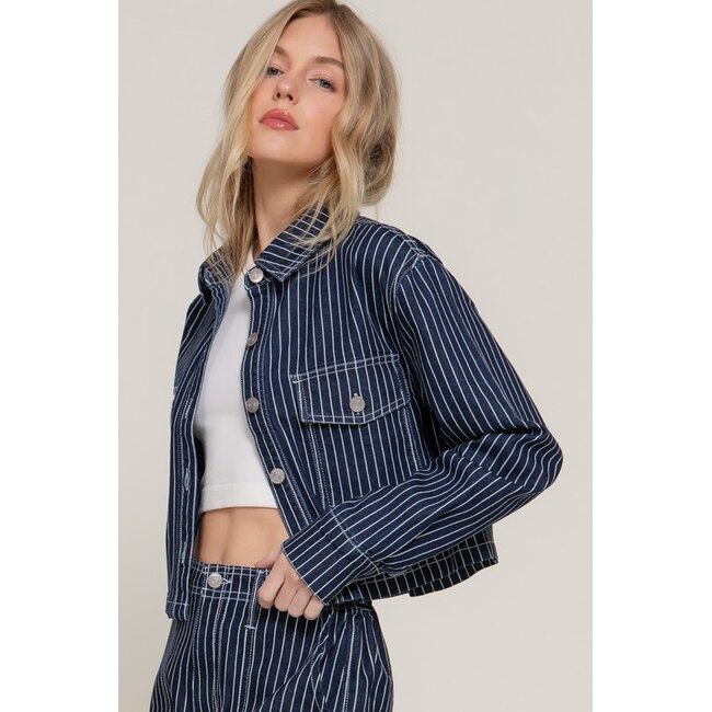 All Aboard Crop Jacket