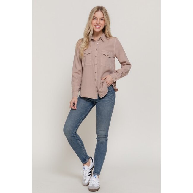 Soft Spoken Button Up