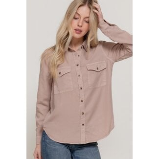 Soft Spoken Button Up