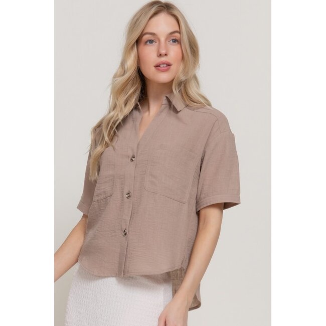 Coastal Crush Button Up