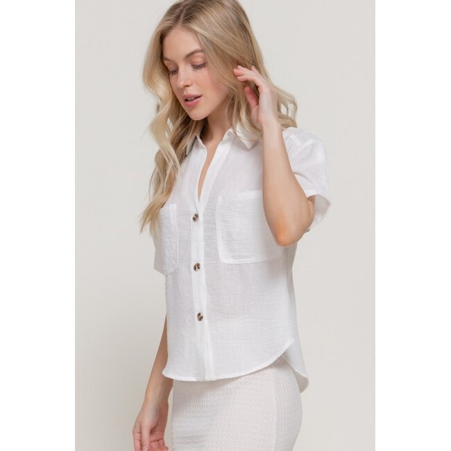 Coastal Crush Button Up