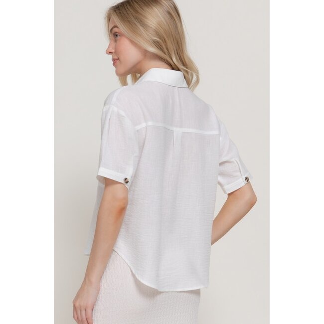 Coastal Crush Button Up