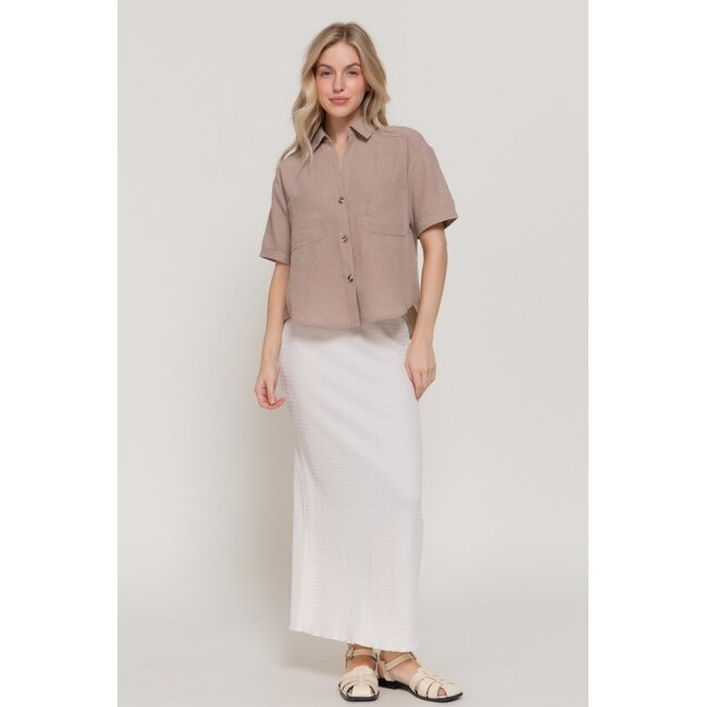 Coastal Crush Button Up