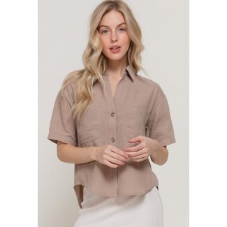 Coastal Crush Button Up