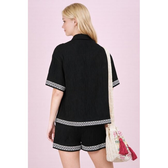 Vaca Crinkle Set Top