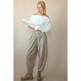 Braid Barrel Pant