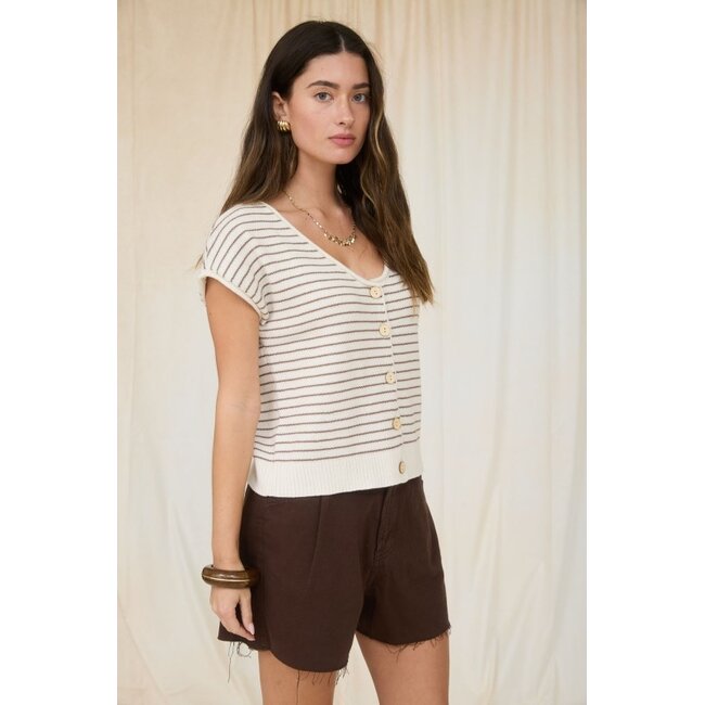 Heartfelt Stripe Top