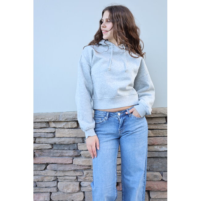 Sweat Life Crop Hoodie