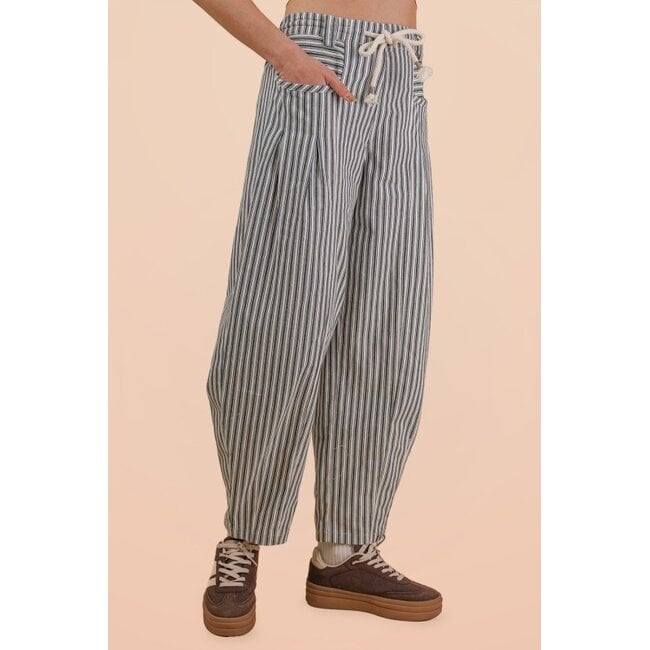 Amore Stripe Denim Barrel